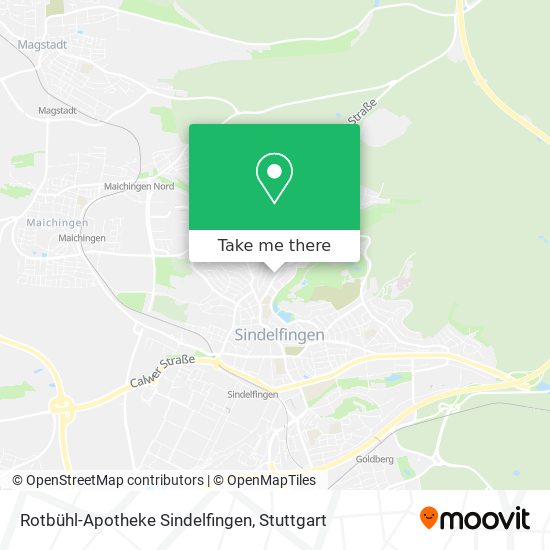 Rotbühl-Apotheke Sindelfingen map
