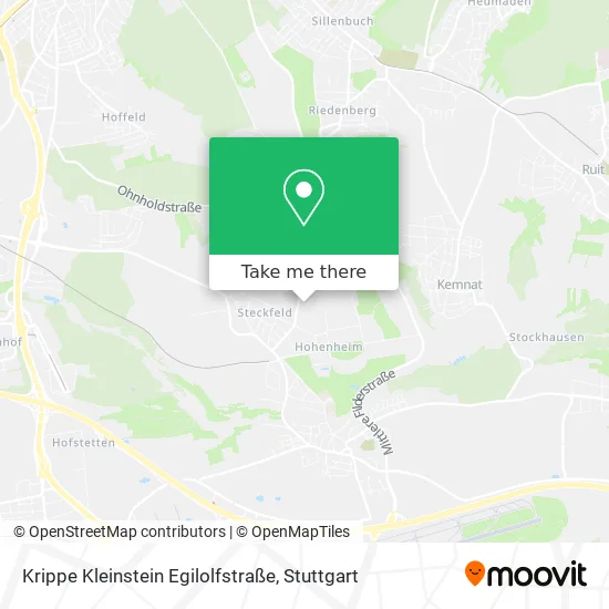 Карта Krippe Kleinstein Egilolfstraße