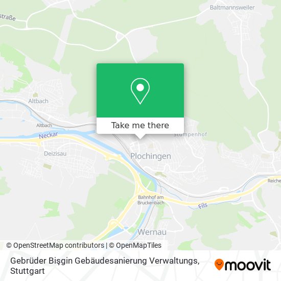 Gebrüder Bişgin Gebäudesanierung Verwaltungs map