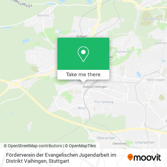 Förderverein der Evangelischen Jugendarbeit im Distrikt Vaihingen map