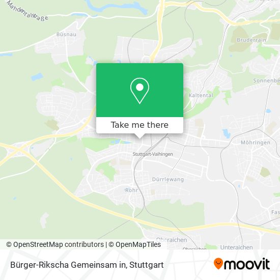 Bürger-Rikscha Gemeinsam in map