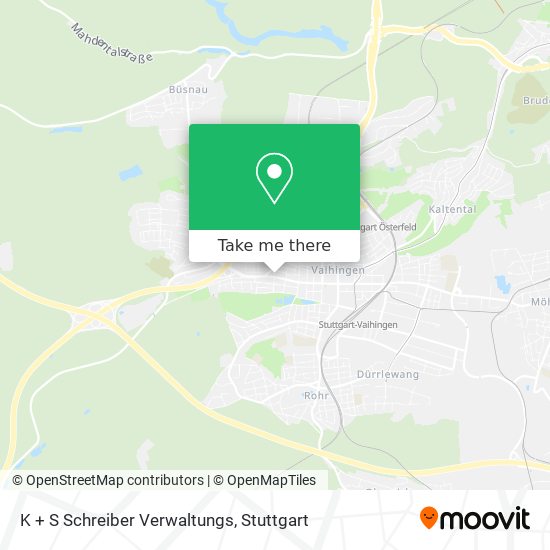 K + S Schreiber Verwaltungs map