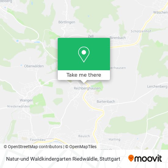 Natur-und Waldkindergarten Riedwäldle map