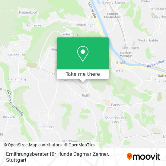 Ernährungsberater für Hunde Dagmar Zahner map