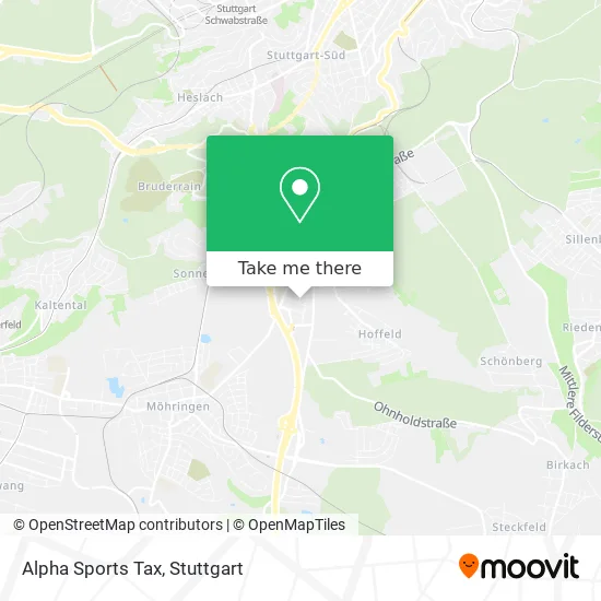 Alpha Sports Tax map