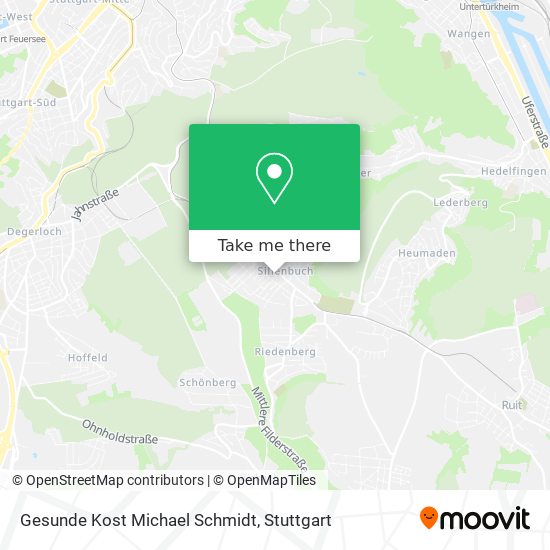 Gesunde Kost Michael Schmidt map