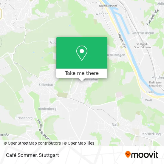 Карта Café Sommer