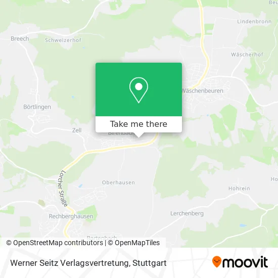 Карта Werner Seitz Verlagsvertretung