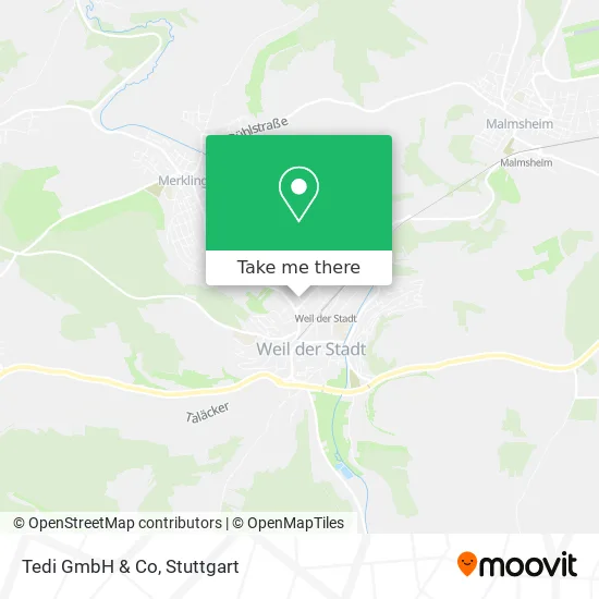 Карта Tedi GmbH & Co