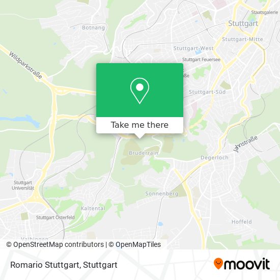 Romario Stuttgart map