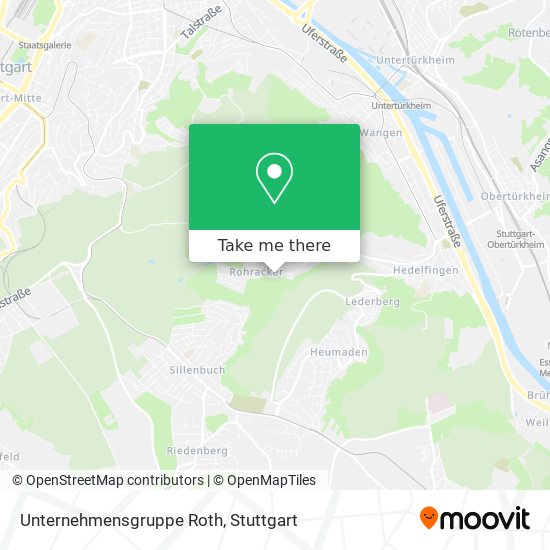 Unternehmensgruppe Roth map