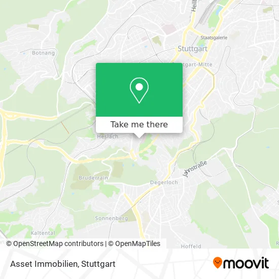 Карта Asset Immobilien