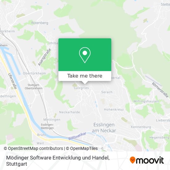 Mödinger Software Entwicklung und Handel map