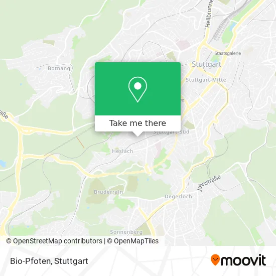 Карта Bio-Pfoten