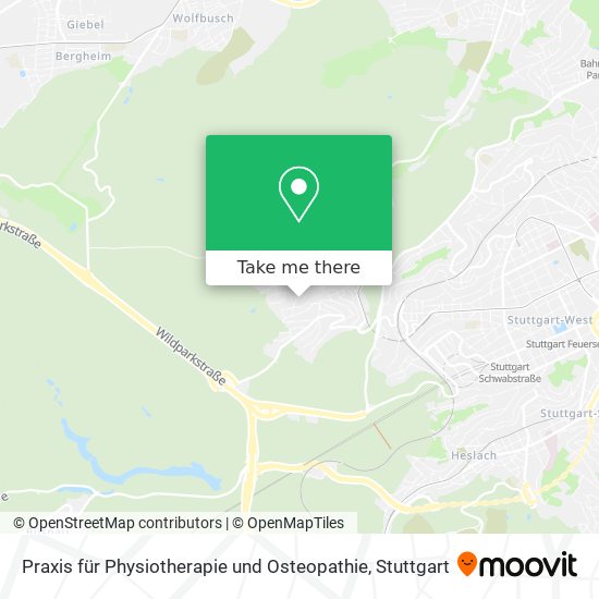 Praxis für Physiotherapie und Osteopathie map