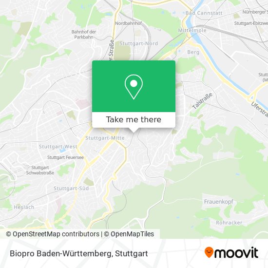 Biopro Baden-Württemberg map