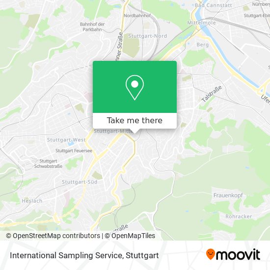 International Sampling Service map