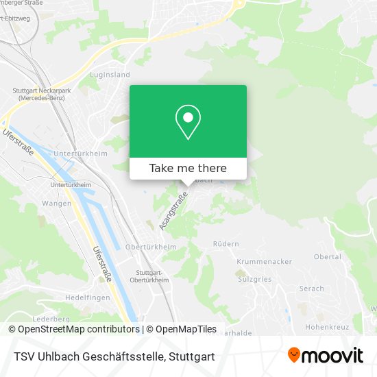 Карта TSV Uhlbach Geschäftsstelle