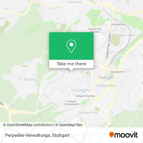 Perpedes-Verwaltungs map