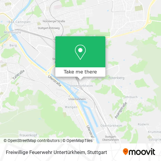 Карта Freiwillige Feuerwehr Untertürkheim