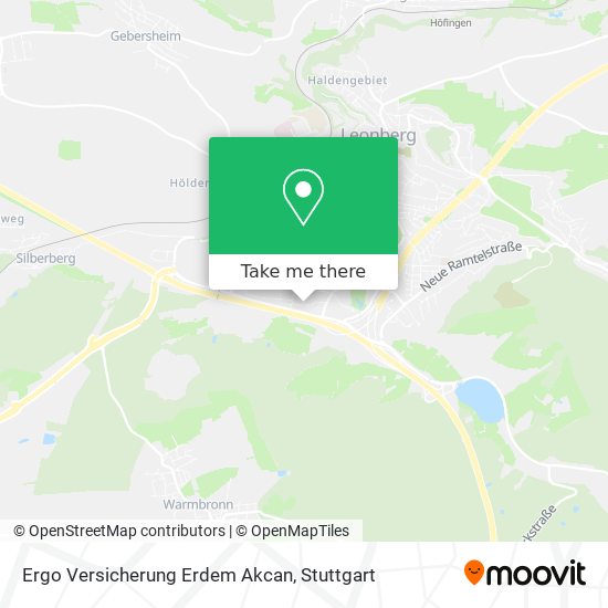 Ergo Versicherung Erdem Akcan map