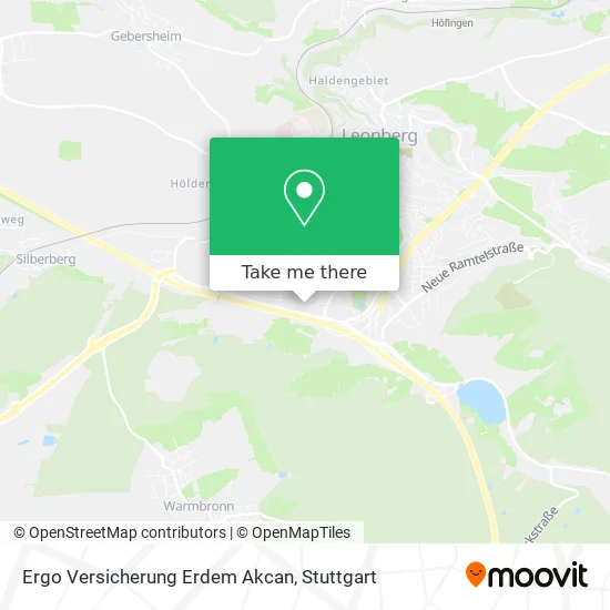 Ergo Versicherung Erdem Akcan map