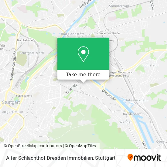 Карта Alter Schlachthof Dresden Immobilien