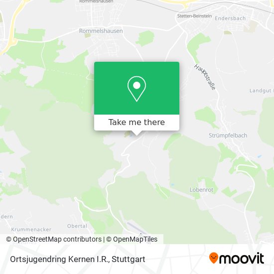 Ortsjugendring Kernen I.R. map