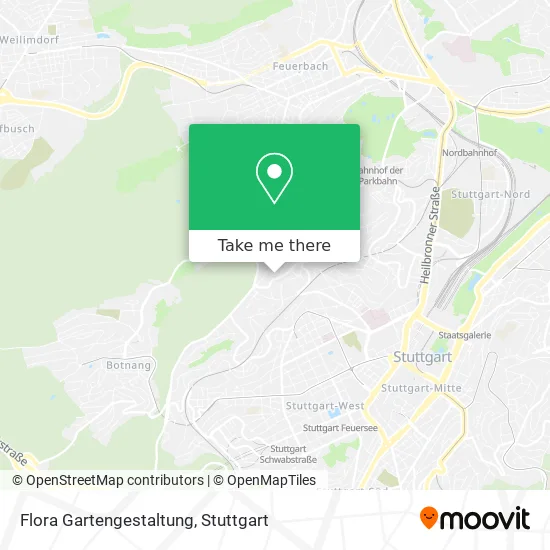 Карта Flora Gartengestaltung