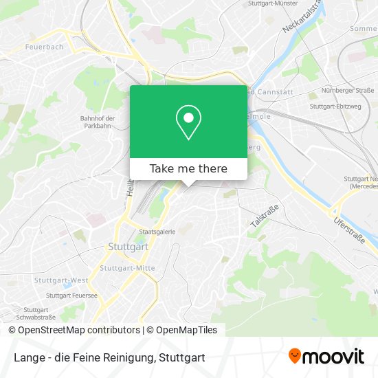Lange - die Feine Reinigung map