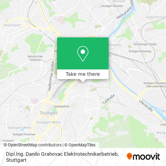 Dipl.Ing. Danilo Grahovac Elektrotechnikerbetrieb map