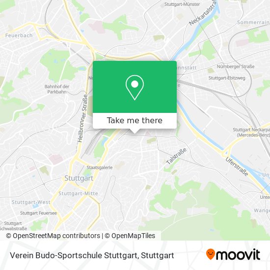 Verein Budo-Sportschule Stuttgart map