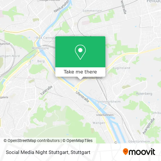 Карта Social Media Night Stuttgart