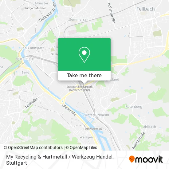 Карта My Recycling & Hartmetall-/ Werkzeug Handel