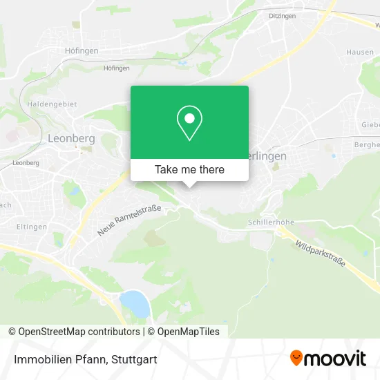 Карта Immobilien Pfann