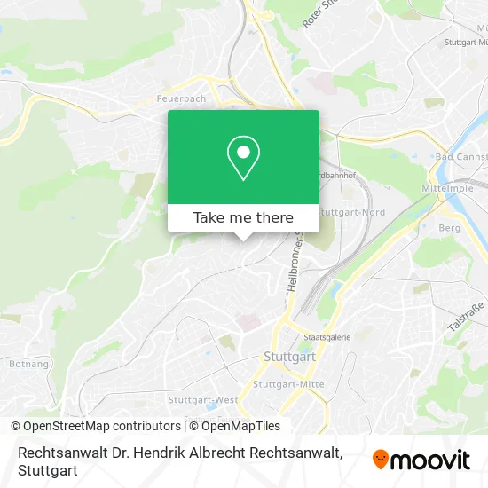 Карта Rechtsanwalt Dr. Hendrik Albrecht Rechtsanwalt