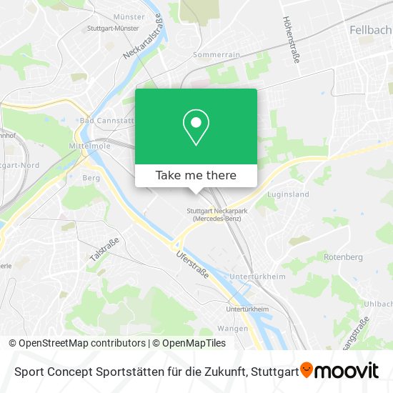 Sport Concept Sportstätten für die Zukunft map