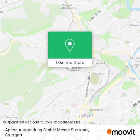 Apcoa Autoparking GmbH Messe Stuttgart map