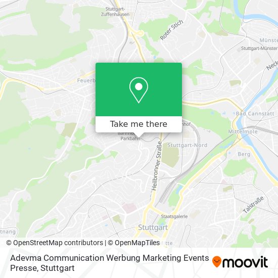 Карта Adevma Communication Werbung Marketing Events Presse