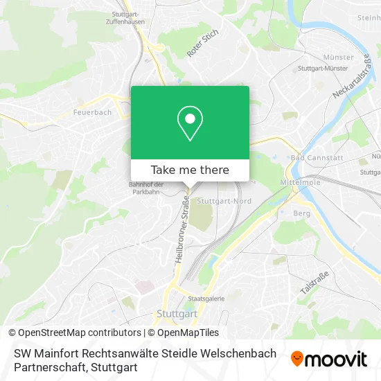 Карта SW Mainfort Rechtsanwälte Steidle Welschenbach Partnerschaft