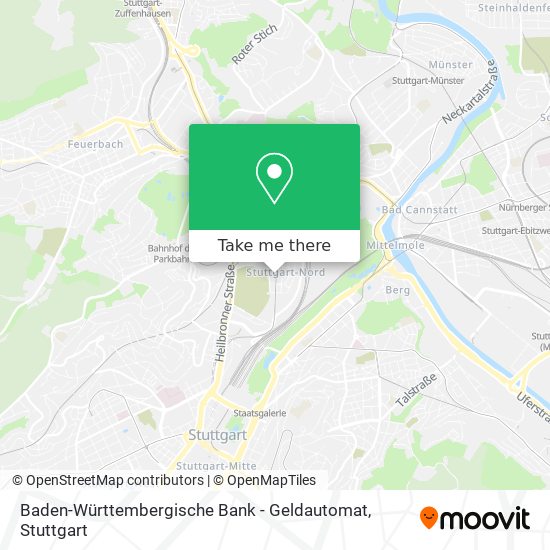 Baden-Württembergische Bank - Geldautomat map