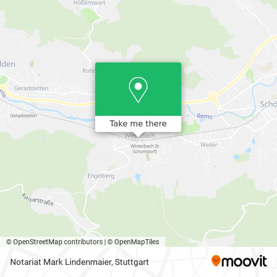 Notariat Mark Lindenmaier map