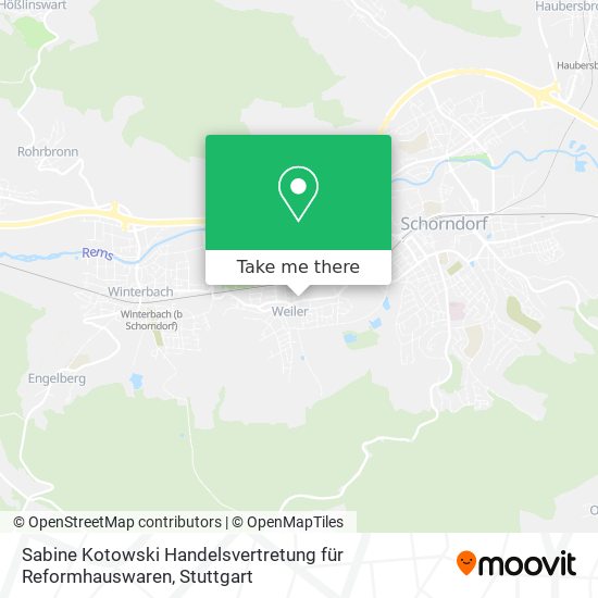 Sabine Kotowski Handelsvertretung für Reformhauswaren map