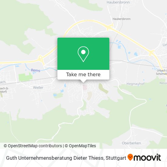 Guth Unternehmensberatung Dieter Thiess map