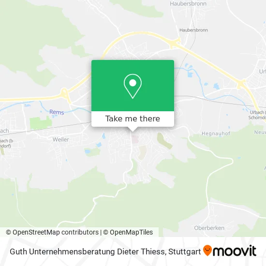 Карта Guth Unternehmensberatung Dieter Thiess