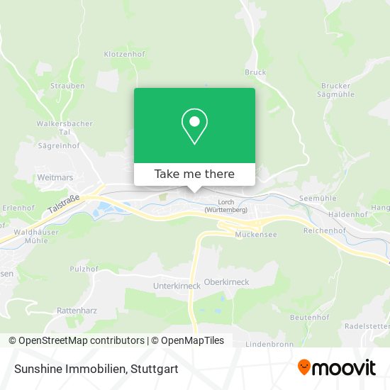 Sunshine Immobilien map