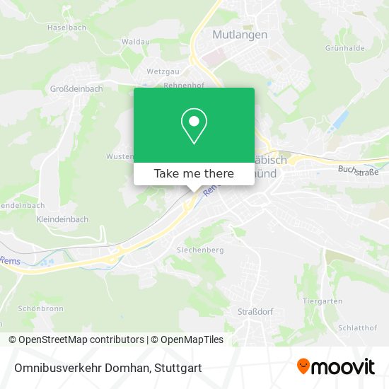 Omnibusverkehr Domhan map