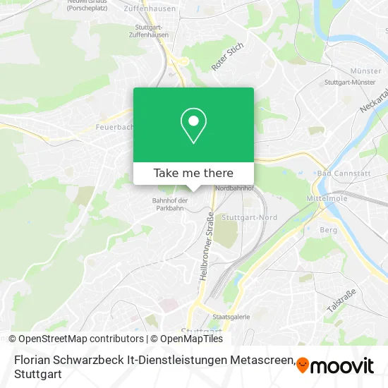 Карта Florian Schwarzbeck It-Dienstleistungen Metascreen