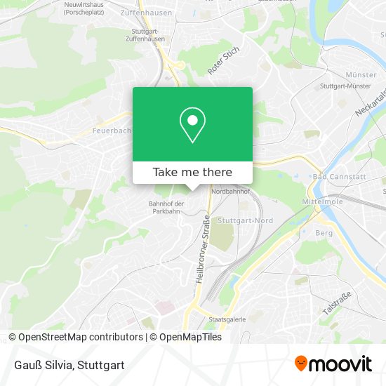 Gauß Silvia map