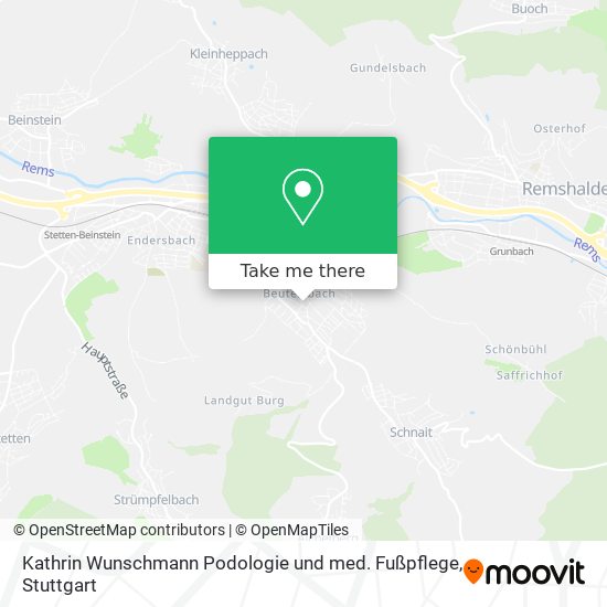 Карта Kathrin Wunschmann Podologie und med. Fußpflege